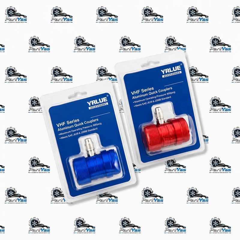 کوپلینگ شارژ گاز کولر آبی و قرمز Value(2عدد)